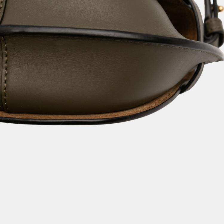 Pre Owned Loewe Brown Mini Soft Calfskin Gate Dual Bag