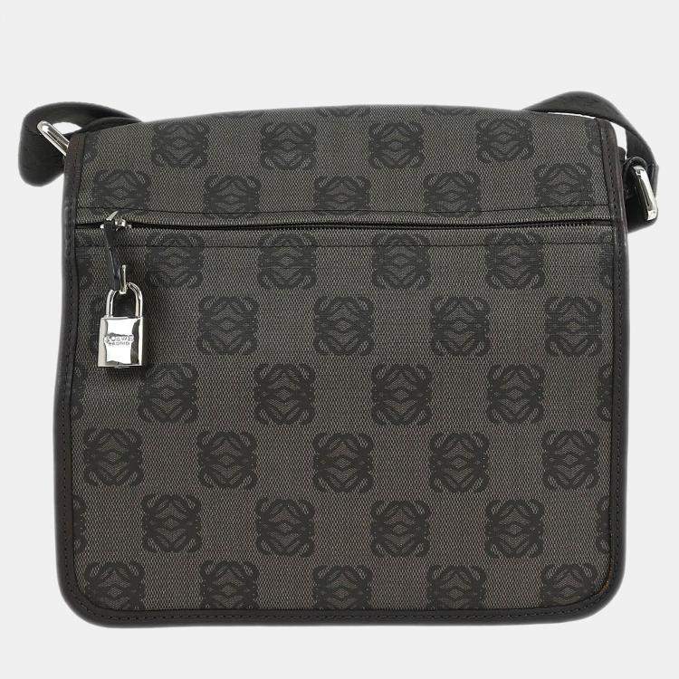 Pre Owned Loewe Brown/Black Shoulder Bag