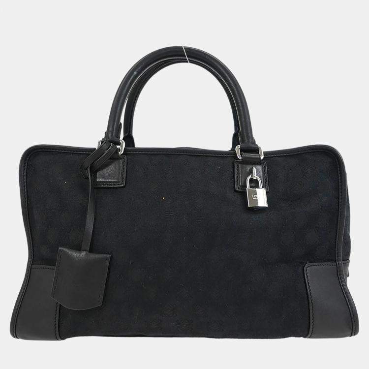 مملوكة مسبقًا Loewe Black Amazona 36 Handbag