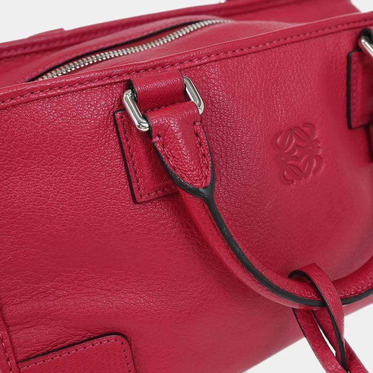 Pre Owned Loewe Pink Amazona 28 Handbag