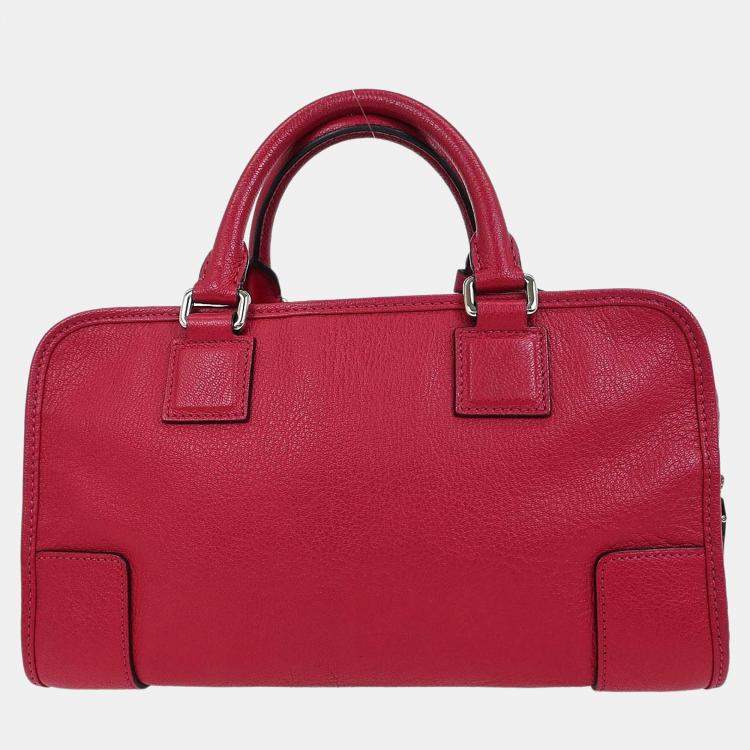 Pre Owned Loewe Pink Amazona 28 Handbag