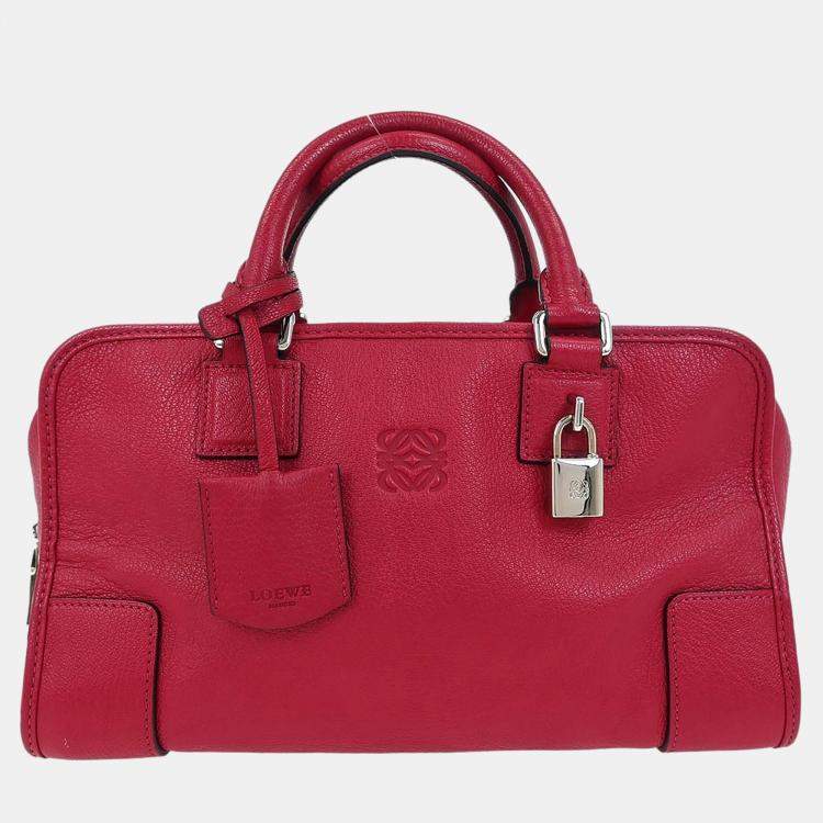 Pre Owned Loewe Pink Amazona 28 Handbag