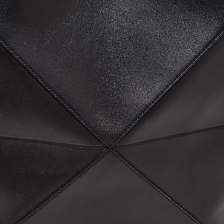 Pre Owned Loewe Puzzle XL Black Leather Tote