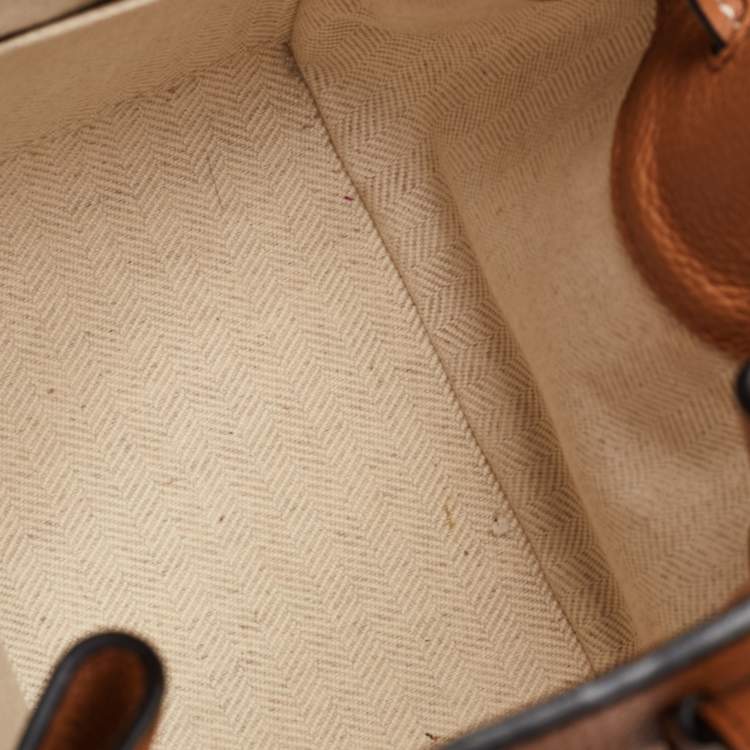 Pre Owned Loewe Hammock Mini Brown Leather Drawstring Bucket bag