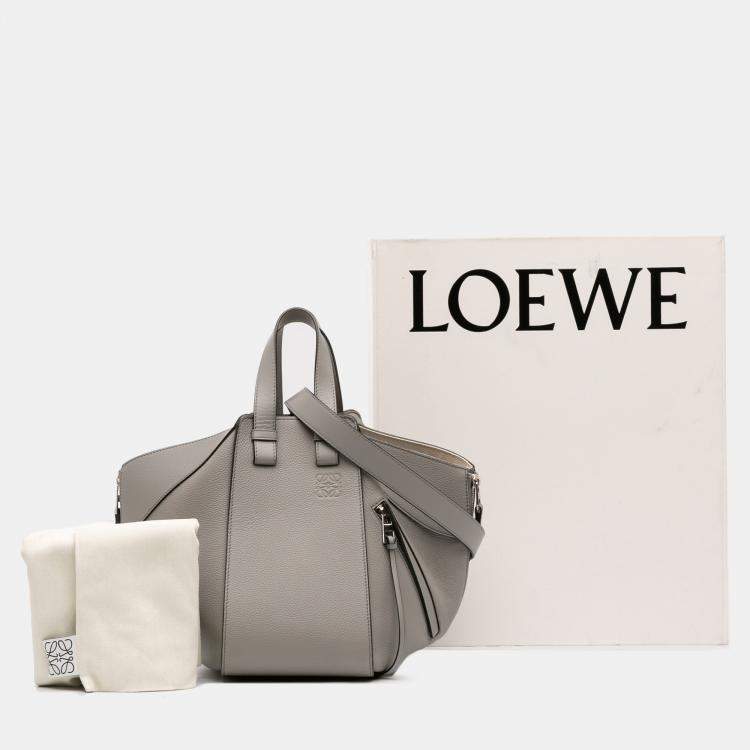 Pre Owned Loewe Small Leather Hammock Satchel