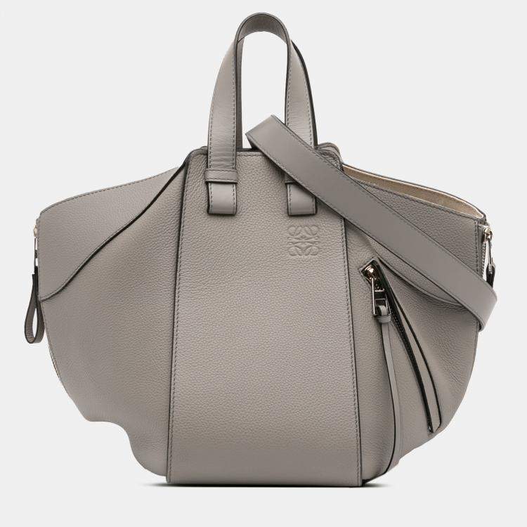 Pre Owned Loewe Small Leather Hammock Satchel