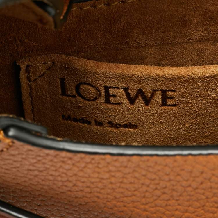 Pre Owned Loewe Gate Brown Leather Shoulder Bag