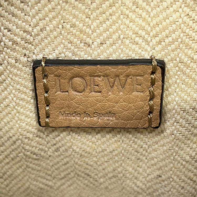 Pre Owned Loewe Puzzle Bag Sand Leather Size Mini