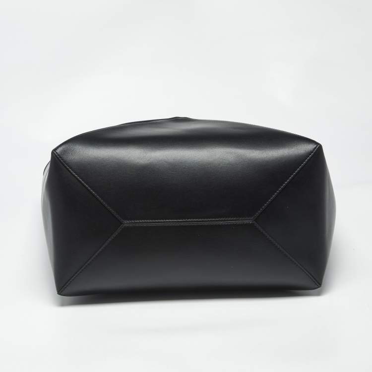 Pre Owned Loewe Puzzle XL Black Leather Fold Tote