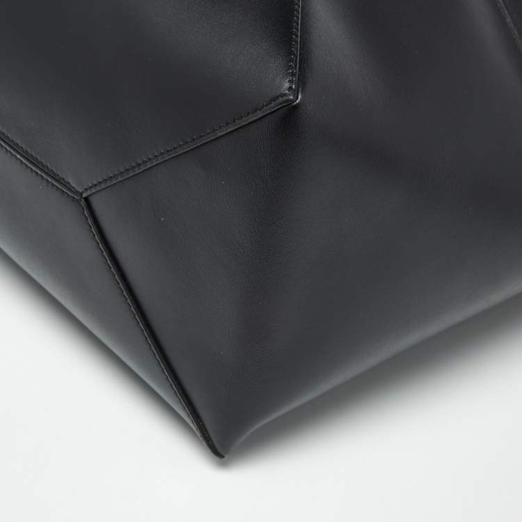 Pre Owned Loewe Puzzle XL Black Leather Fold Tote