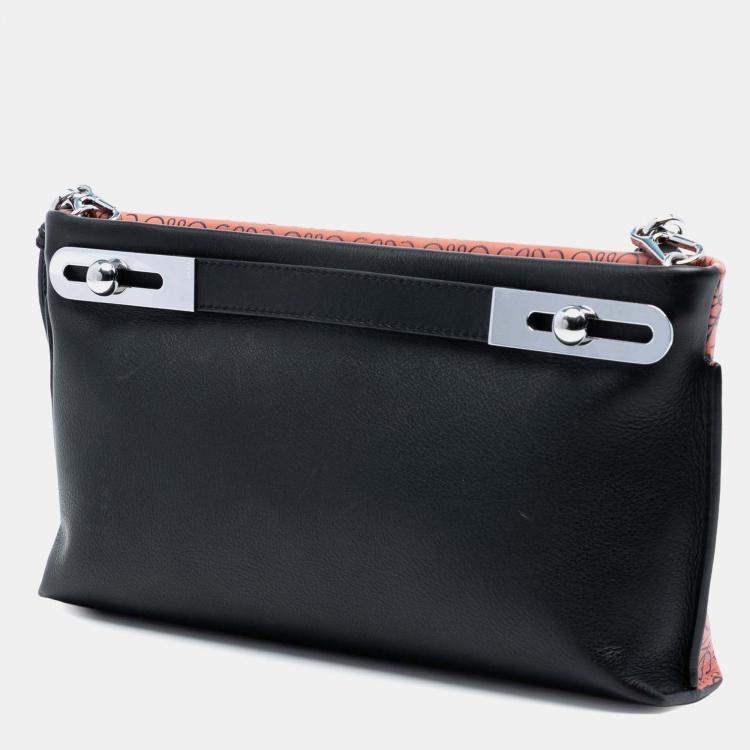 مملوكة مسبقًا Loewe Orange Small Repeat Anagram Leather Missy Satchel