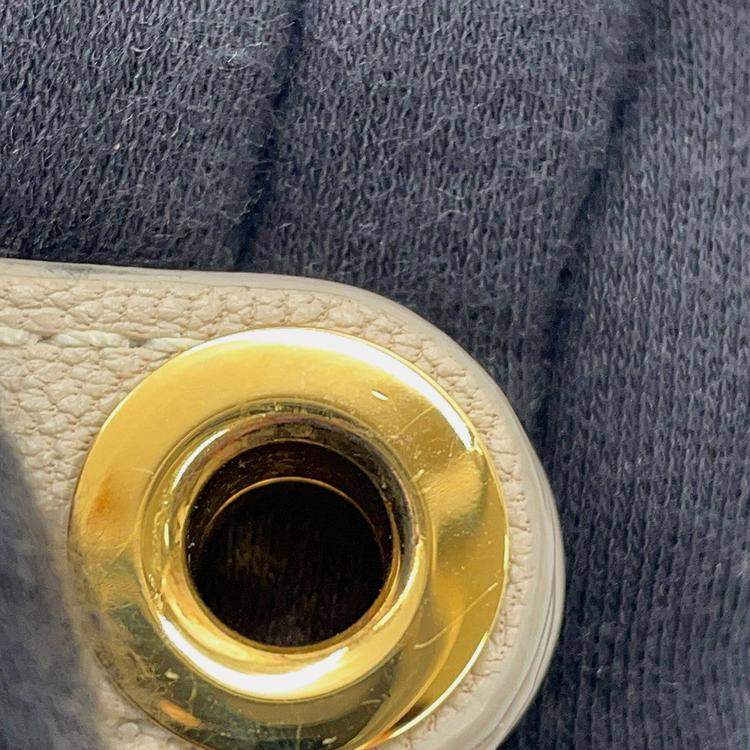 Pre Owned Loewe Luna One Belt Bag Light Oats Calf Leather Size Small