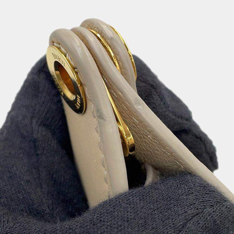 Pre Owned Loewe Luna One Belt Bag Light Oats Calf Leather Size Small