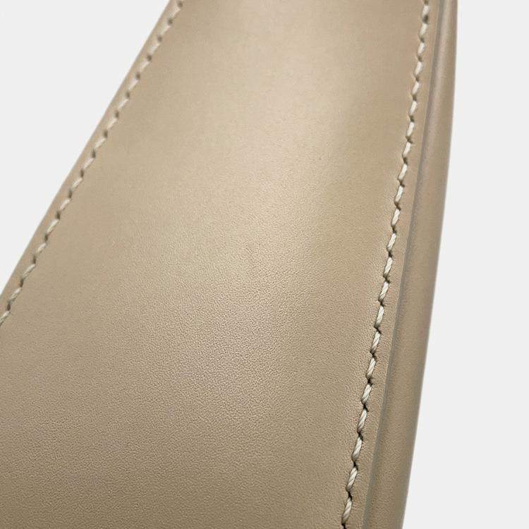 Pre Owned Loewe Luna One Belt Bag Light Oats Calf Leather Size Small