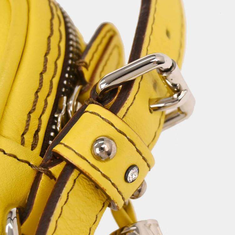 Pre Owned Loewe Yellow Crossbody Bag