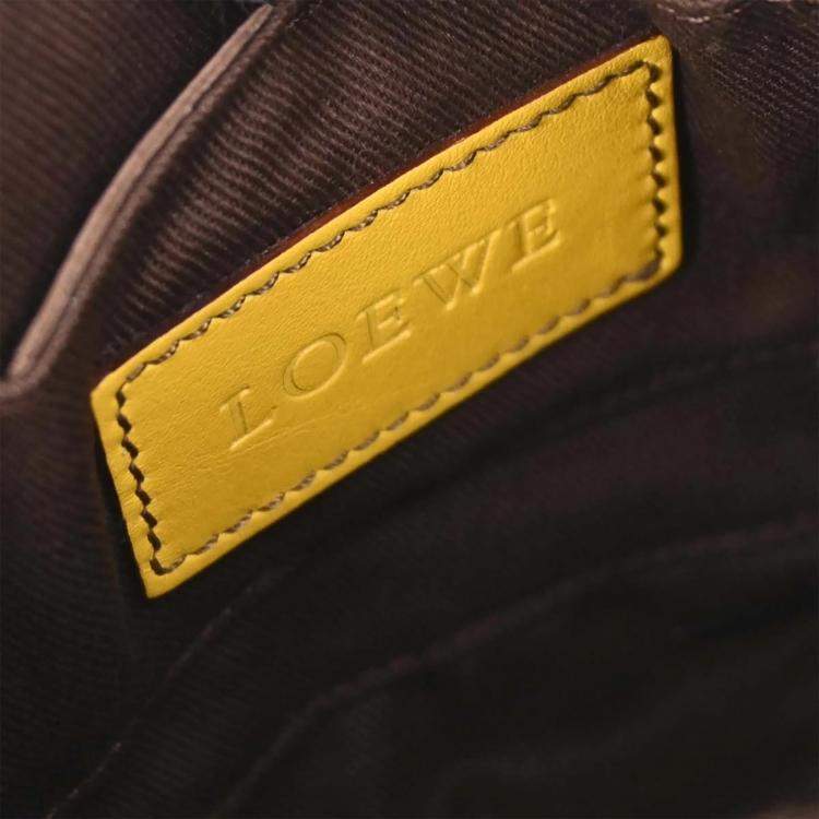 Pre Owned Loewe Yellow Crossbody Bag
