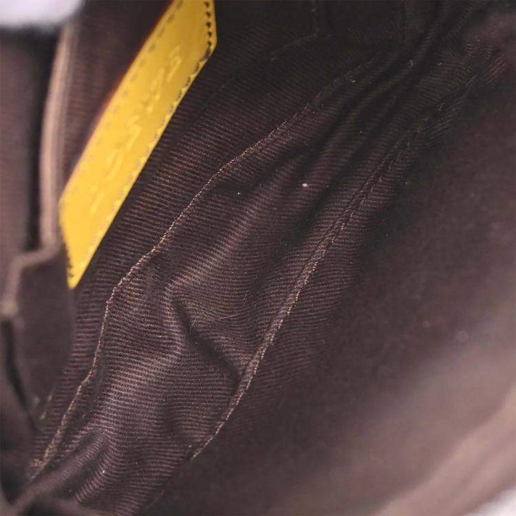 Pre Owned Loewe Yellow Crossbody Bag