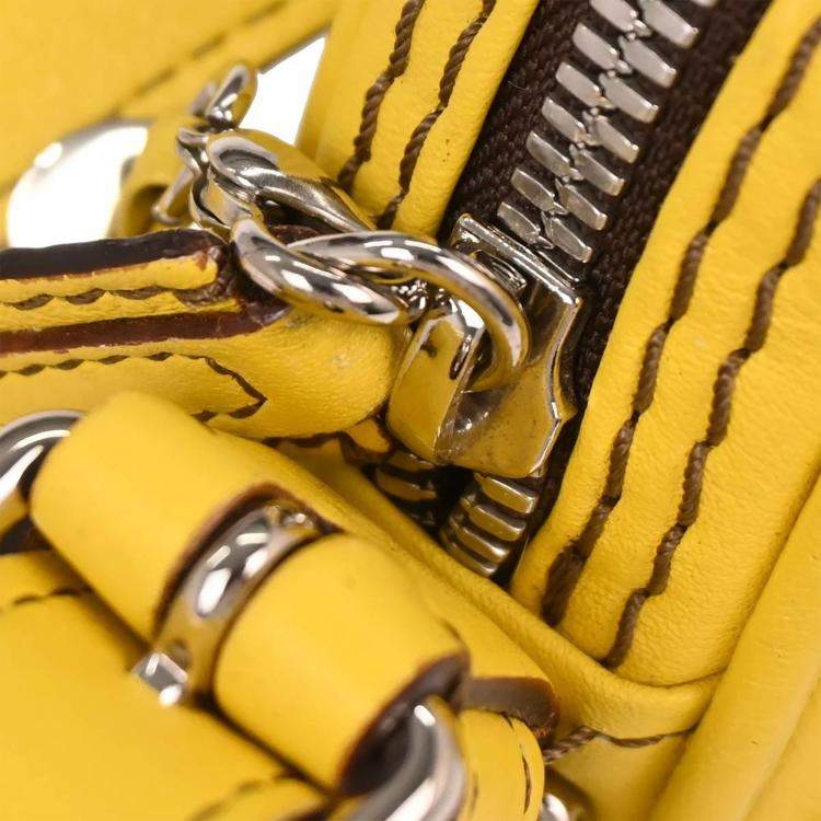 Pre Owned Loewe Yellow Crossbody Bag