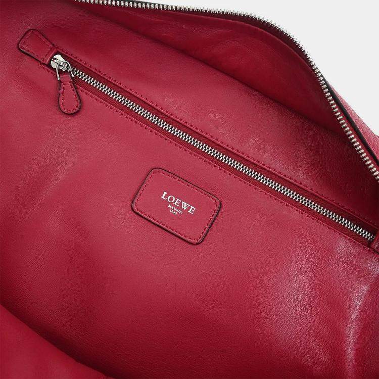 مملوكة مسبقًا Loewe Red Amazona 36 Handbag