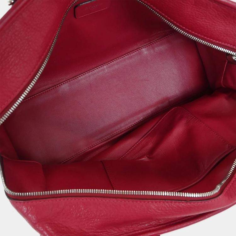 مملوكة مسبقًا Loewe Red Amazona 36 Handbag