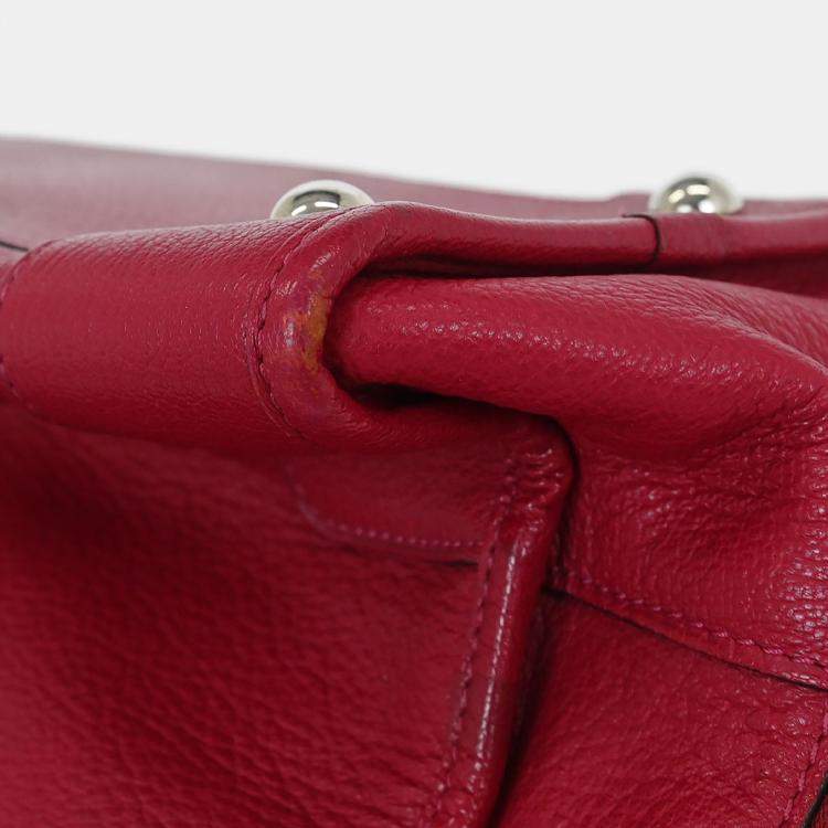 مملوكة مسبقًا Loewe Red Amazona 36 Handbag