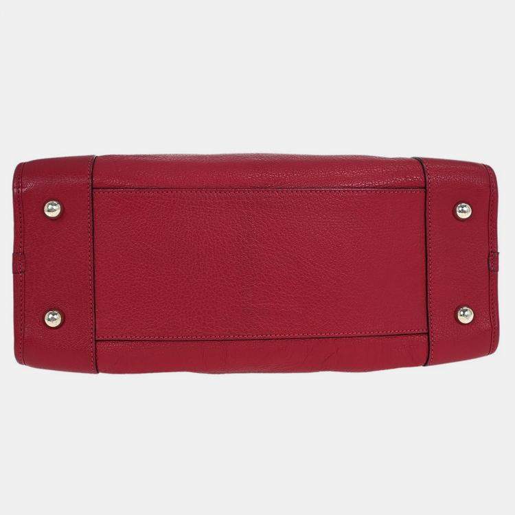 مملوكة مسبقًا Loewe Red Amazona 36 Handbag