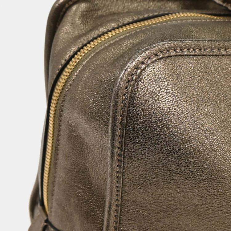 Pre Owned Loewe Gold Amazona 36 Handbag