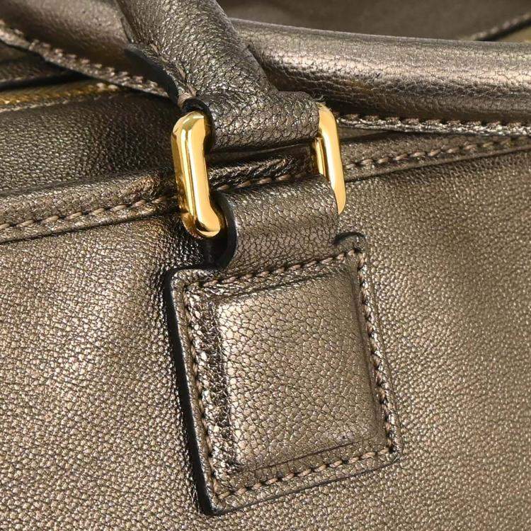 Pre Owned Loewe Gold Amazona 36 Handbag