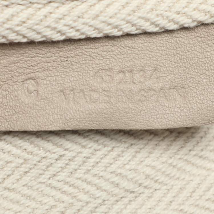 Pre Owned Loewe Anagram Cut Out Brown Leather Tote