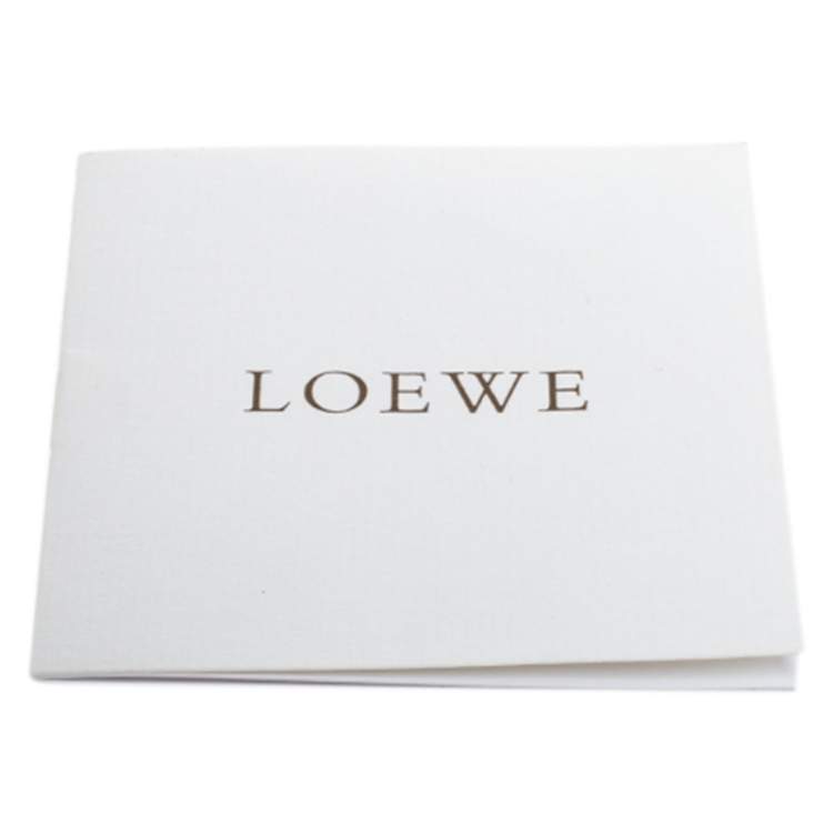Pre Owned Loewe Light Brown Leather and Suede Woven Amazona 36 Tote
