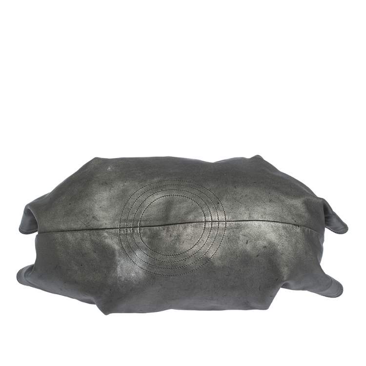 Pre Owned Loewe Metallic Nappa Leather Aire Hobo