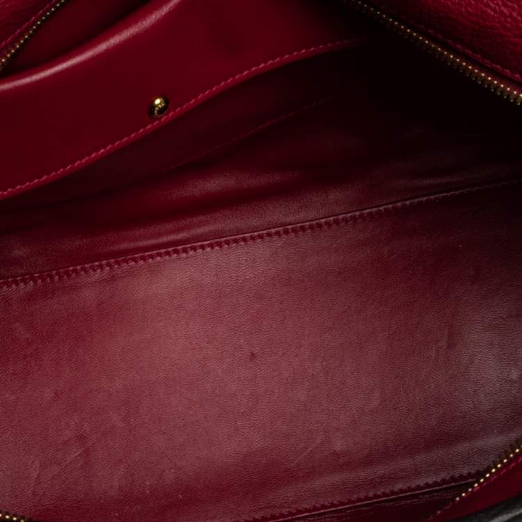 Pre Owned Loewe Tri Color Leather Amazona Satchel