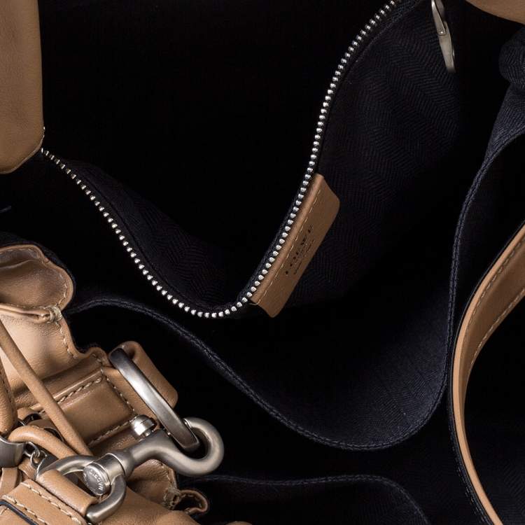 Pre Owned Loewe Brown Leather Flamenco Shoulder Bag
