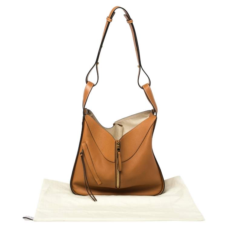 Pre Owned Loewe Brown Leather Hammock Bag 
