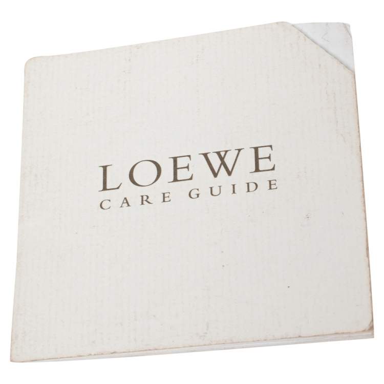 Pre Owned Loewe Burgundy Leather  Amazona Satchel