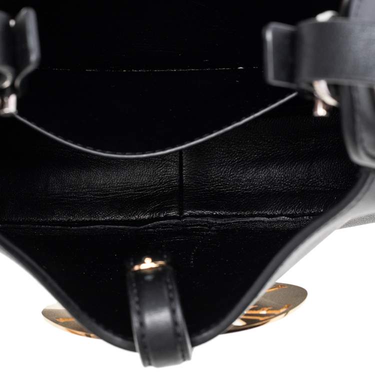 Pre Owned Loewe Black Leather Small Joyce Shoulder Bag