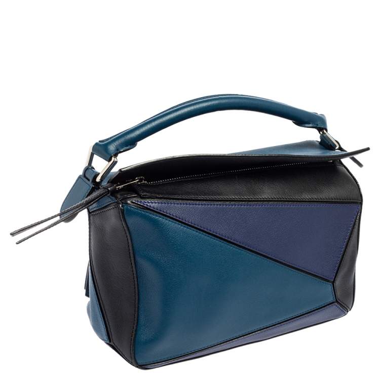 Pre Owned Loewe Multicolor Small Puzzle Shoulder Bag