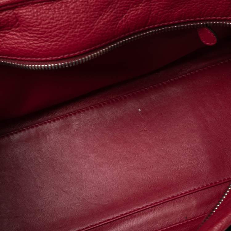 Pre Owned Loewe Lipstick Leather Amazona 28 Bag