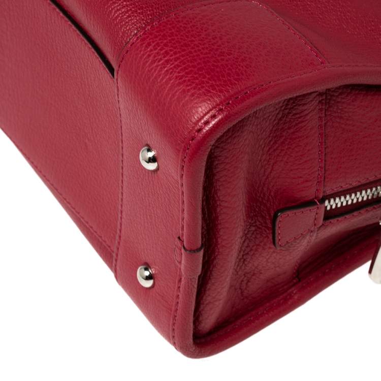 Pre Owned Loewe Lipstick Leather Amazona 28 Bag