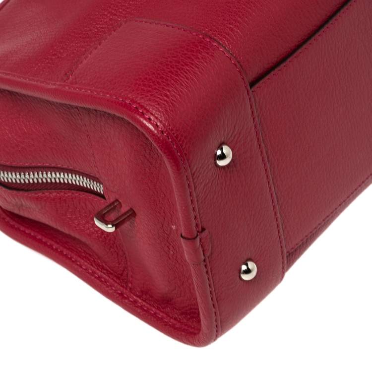 Pre Owned Loewe Lipstick Leather Amazona 28 Bag