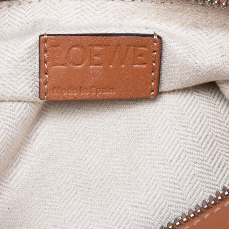 مملوكة مسبقًا Loewe Brown Leather Small Puzzle Shoulder Bag