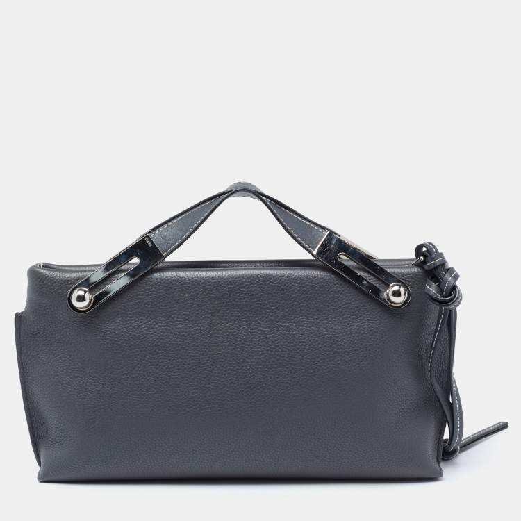 Pre Owned Loewe Grey Leather Small Missy Bag