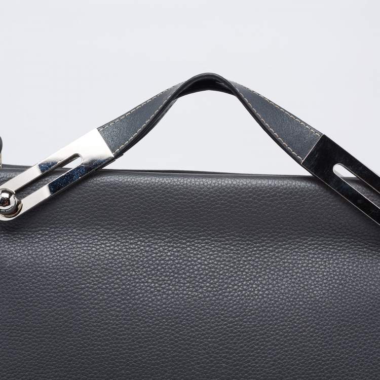 Pre Owned Loewe Grey Leather Small Missy Bag