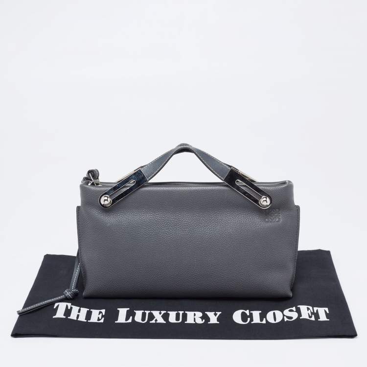 Pre Owned Loewe Grey Leather Small Missy Bag