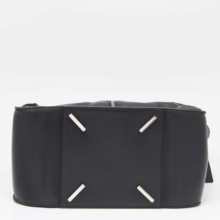 مملوكة مسبقًا Loewe Black Leather Small Hammock Shoulder Bag