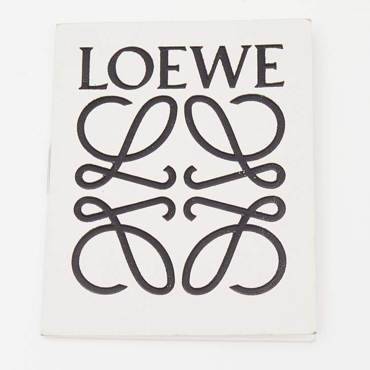 Pre Owned Loewe White Leather Small Hammock Shoulder Bag