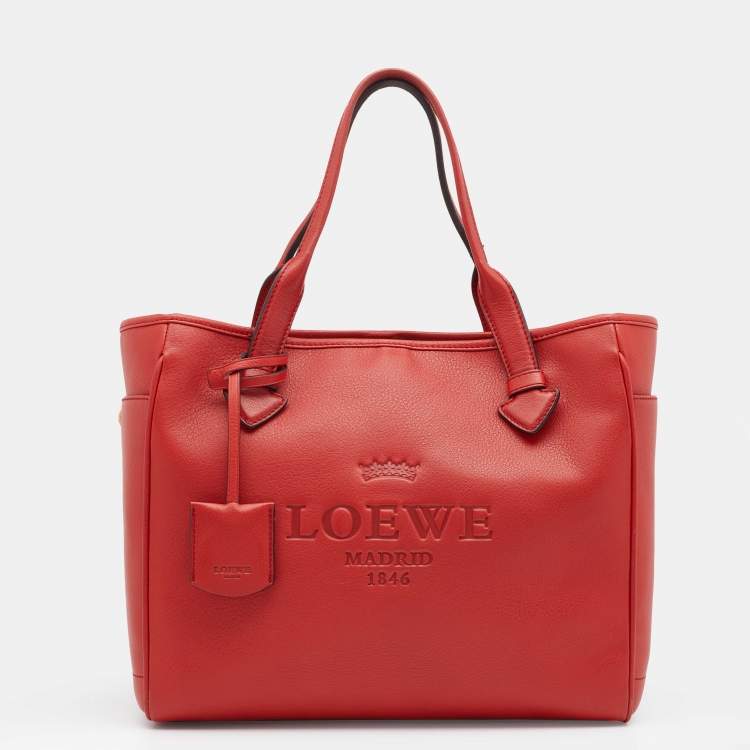 【関税&送料込】Loewe Bags Red Loewe Red Bags & for Suede Exterior Women for sale | eBay