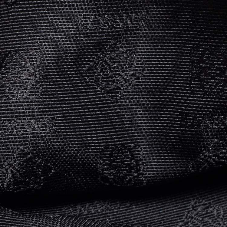Pre Owned Loewe Black Leather Zip Pouch