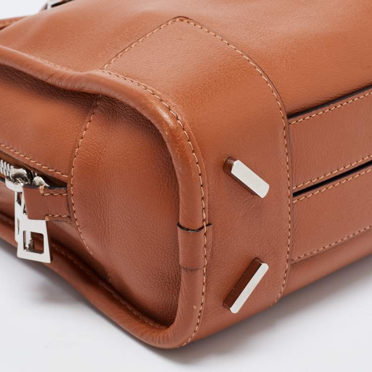 Pre Owned Loewe Brown Leather Amazona 23 Satchel