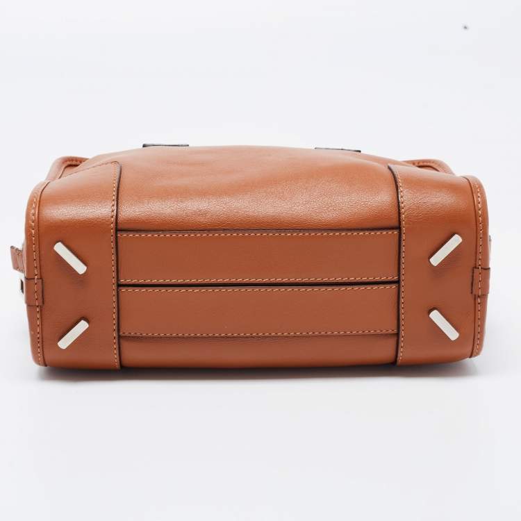 Pre Owned Loewe Brown Leather Amazona 23 Satchel